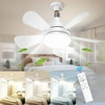 thumbnail image 1 of 1 PACK 16 inch Ceiling Fans with Lights and Remote Control,Low Profile Modern Ceiling Fans with 5 Reversible Blades,3 Colors Dimmable 6 Speeds Quiet, for Bedroom Kitchen Garage,White, 1 of 6