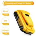 thumbnail image 1 of 1 PACK 20V 3Ah Replacement for DeWalt Lithium Battery DCB204, 1 of 6