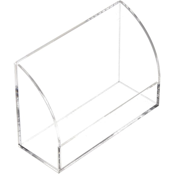 1 PACK 3x5 Acrylic Index Card Holder Business Card Display Stand for Desk File Note Clear Postcard Stand Index Card Rack Acrylic Business Card Stand for Office Business Classroom (No Card)