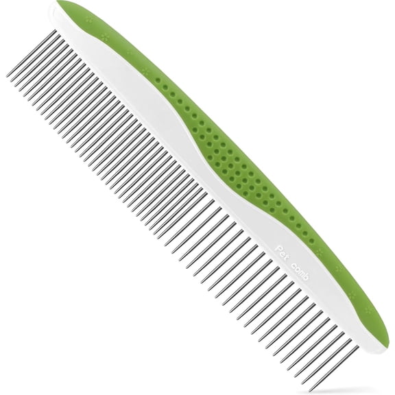 Dogrim Removes Tangles, Knots, and Matted Fur Ergonomic Design Comb for Dogs & Cats