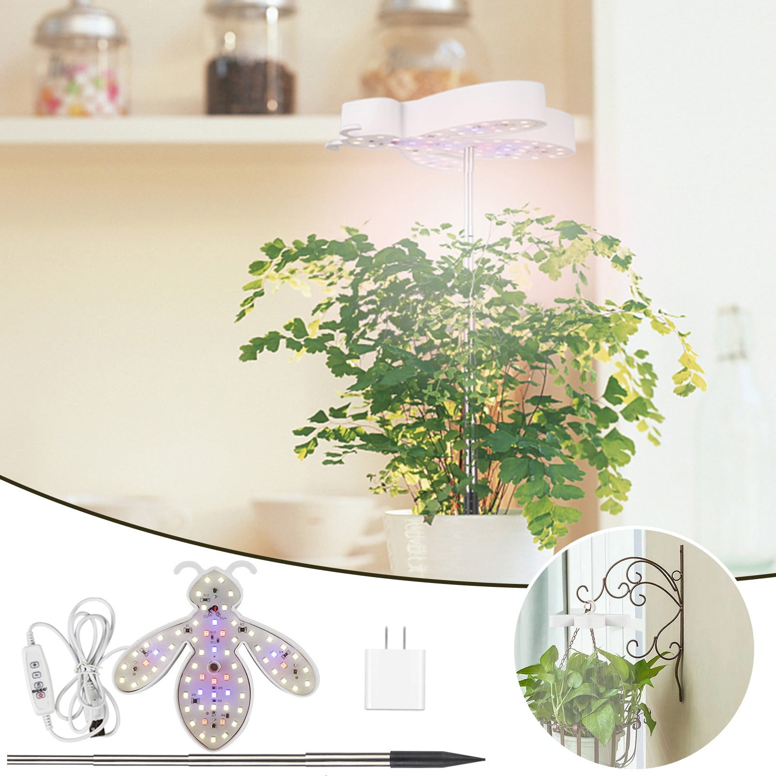 1 PACK LED Grow Lights Full Light For Indoor Height Adjustable Sunlight