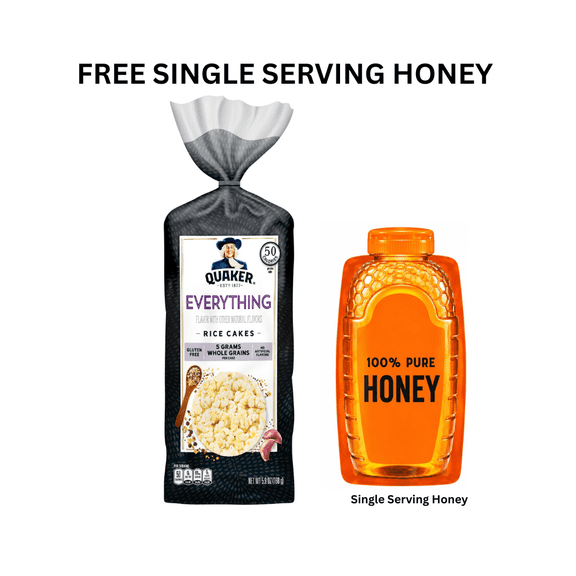 (1 PACK ) Quaker Rice Cakes, Everything, 5.9 OZ