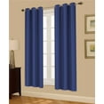 thumbnail image 1 of 1 PAIR ROYAL BLACKOUT ENERGY EFFICIENT THERMAL PANEL WINDOW GROMMET DRAPE LIGHT FILTERING SIZE 35" WIDE X 63" LENGTH EACH PANEL, 1 of 1