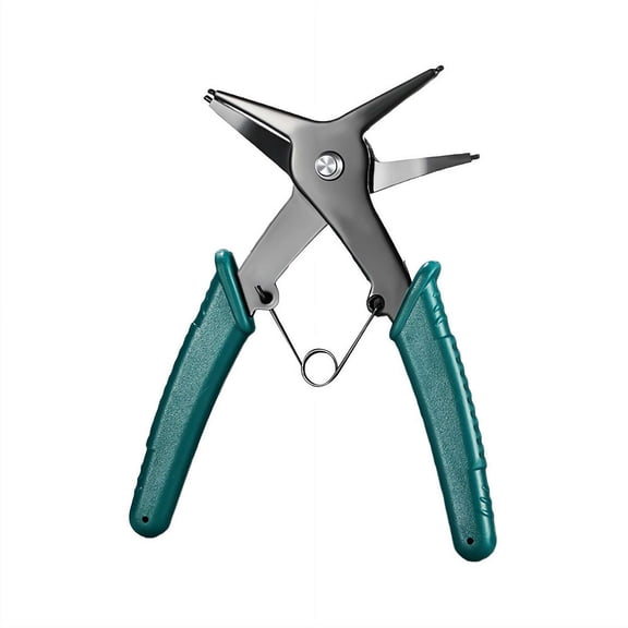 1 PC 2 in 1 Snap Ring Pliers, Dual-purpose Retaining Ring Plier C-clip Plier, Diameter Snap Ring Multifunctional Installation and Removal Tool