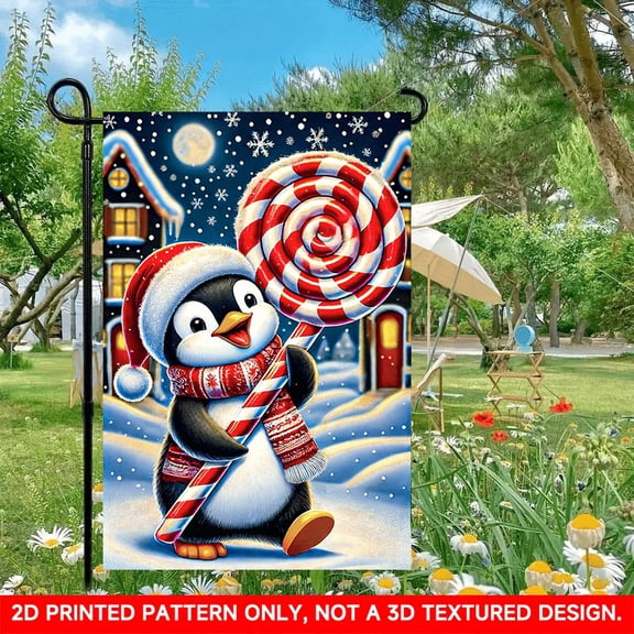 1 PC, 2D Flat/ Garden flag, design pattern, 11.8x17.7 inches (30x45cm), fashionable 2D pattern, autumn Thanksgiving, Halloween garden flag, home, outdoor, courtyard, lawn, garden, holiday and holiday