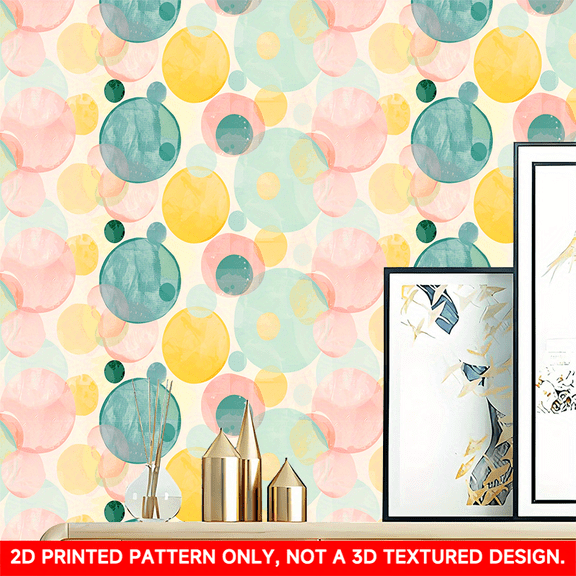 1 PC, 2D Flat/ wallpaper wall stickers, fashionable design patterns, 118.11x17.72 inches (300x45cm), self-adhesive wallpaper, detachable and cut-able PVC stickers, suitable for wall/staircase/furnitu