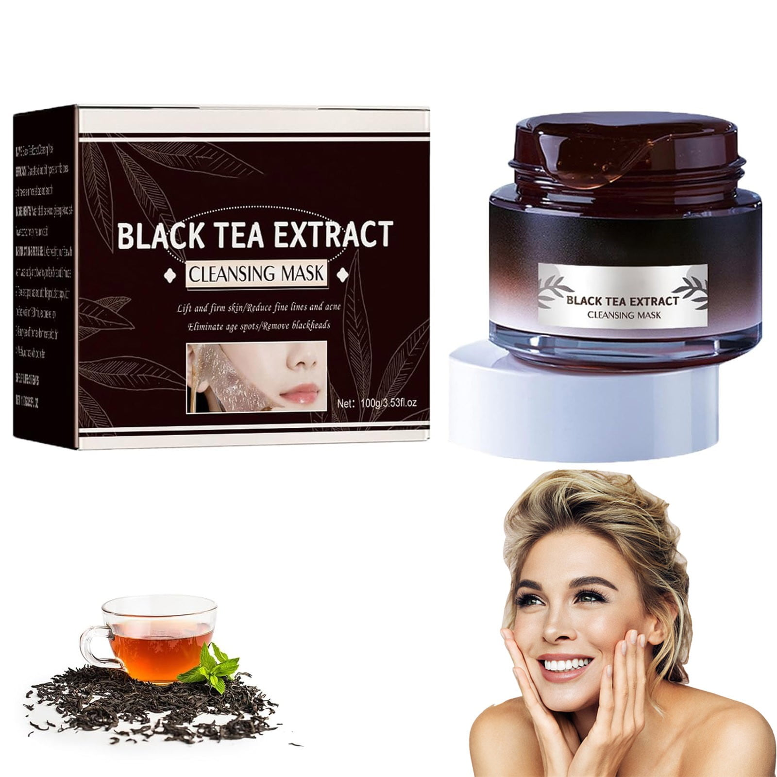 1 PC /2PC/3PC Black Tea Black Tea Skinning Peel Off Black Tea Face