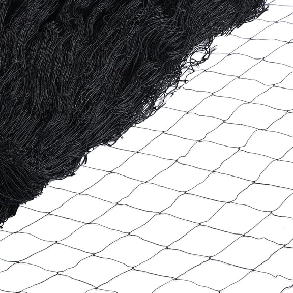 1 PC 50' x 100' Bird Netting Bird Net Chicken Coop 2.4" Mesh Heavy Duty Deer Fence Aviary Net Reusable Fruit Tree Poultry Barrier for Garden Protection Vineyard Against Hawk Squirrel, Black