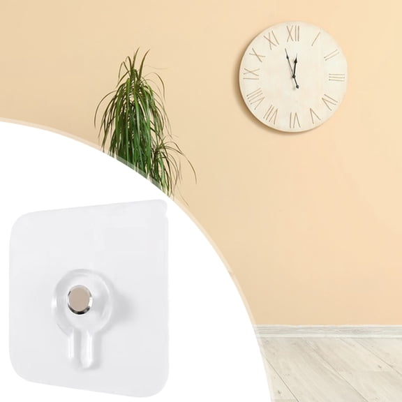 1 PC Adhesive Hooks, Picture Hanging No Drilling, Heavy Duty Self-Adhesive Wall Hooks, Nail Free Sticky Hangers for Photos Posters Decorative Paintings, Home Kitchen Bathroom Organization