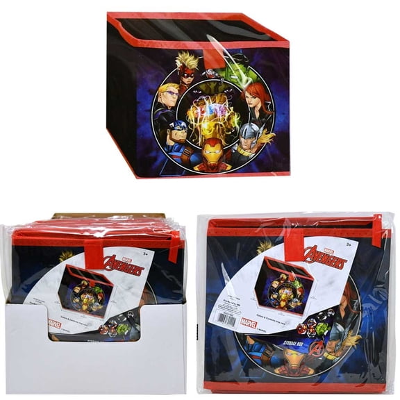 1 PC Avengers Square Non-woven Storage cube with pull in PDQ