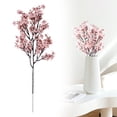 thumbnail image 1 of 1 PC Babys Breath Artificial Flowers Bulk Real Touch Flowers Fake Flowers Silk Flowers for Home Decor Indoor Floral Arrangement Table Centerpieces Festival Party Decor (Light Pink), 1 of 7
