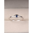 thumbnail image 1 of 1 PC Blue Evil Eye Unique Ring Ladies Jewelry S925 Sterling Silver Yellow Gold Plated Fine Jewelry Daily Wear Gifts, 1 of 4