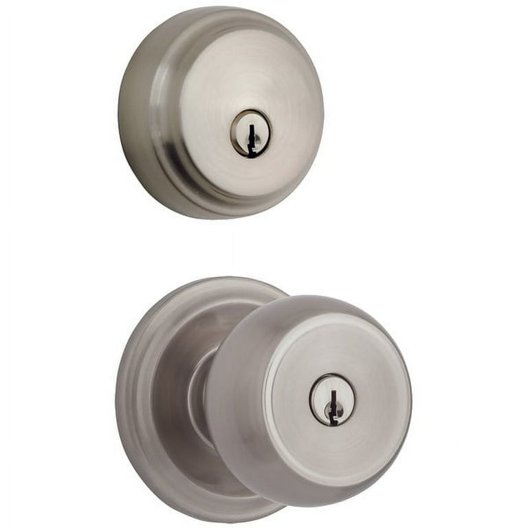 Brinks Push Pull Rotate Stafford Satin Nickel Single Cylinder Lock ANSI Grade 2 KW1 1.75 in. Brinks Push Pull Rotate Stafford Satin Nickel Single Cylinder Lock ANSI Grade 2 KW1 1.75 in.
