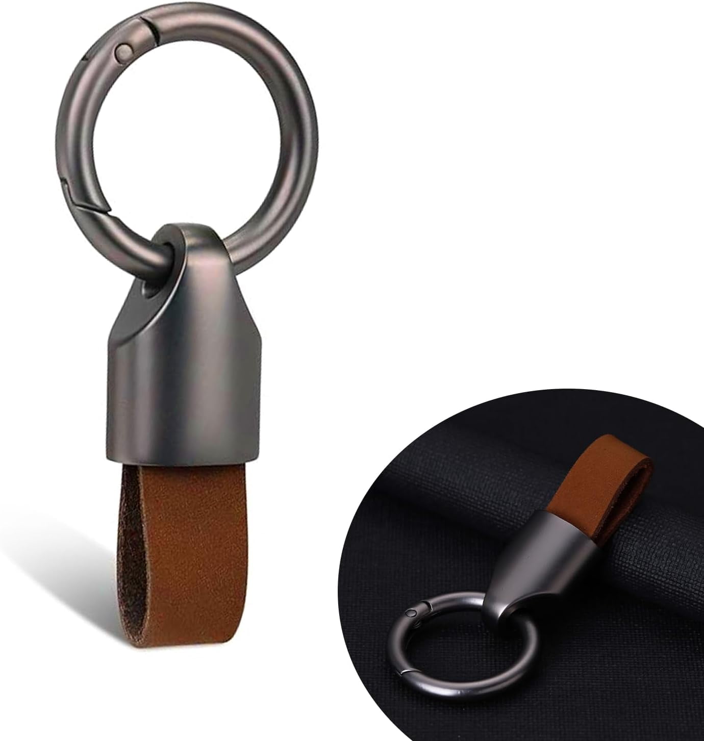 Autozone Key Rings 1 PC Car Key Chain Ring, Universal Waterproof Metal Vehicle Key Storage ...