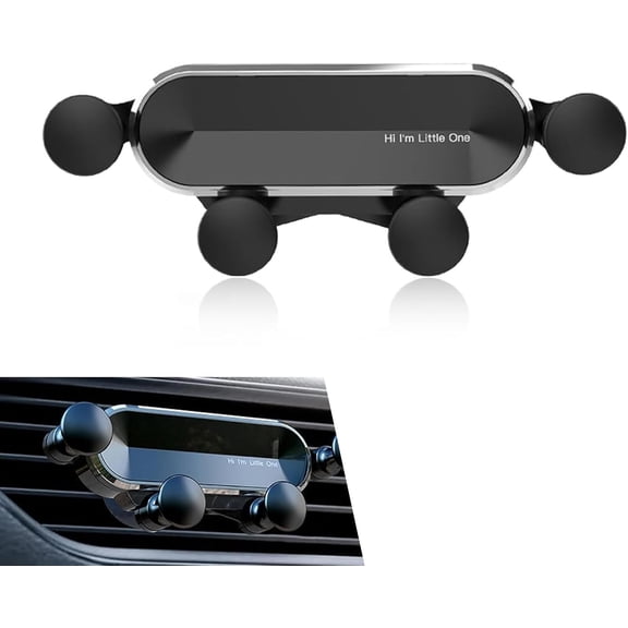 1 PC Car Vent Phone Holder, Car Navigation Retractable Phone Holder, with Hawk'S Beak Clip, Anti-Shake and Anti-Slip with Silicone Protection, Universal for Most Cars, Trucks, SUVs
