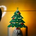 thumbnail image 1 of 1 PC Christmas Tree Night Light, Cute Christmas Tree Decoration, 360 Degree Swivel Plug with On/Off Switch, Christmas Night Lights Plug into Wall, LED Night Light for Bedroom, Bathroom, Hallway, 1 of 8