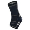 thumbnail image 1 of 1 PC Compression Sports Ankle Brace Silicone Padded Protect Heel Ankle Support Basketball Football Ankle Protector-Black Gray,XL, 1 of 8