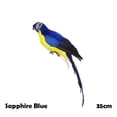 thumbnail image 1 of 1 PC Creative Yard Ornament  Garden  Simulation Bird Animal Figurine Parrot Miniature  Feather SAPPHIRE BLUE 35CM, 1 of 8