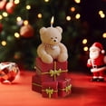 thumbnail image 1 of 1 PC Cute Bear Soy Wax Candle - Smokeless, Low-Temp, Creative Aromatherapy for Home Decor Birthday Christmas Gift, 1 of 6