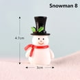 thumbnail image 1 of 1 PC DIY Micro Landscape Deer Christmas Accessory Santa Claus Figurines Miniature Snowman Xmas Tree SNOWMAN 8, 1 of 8