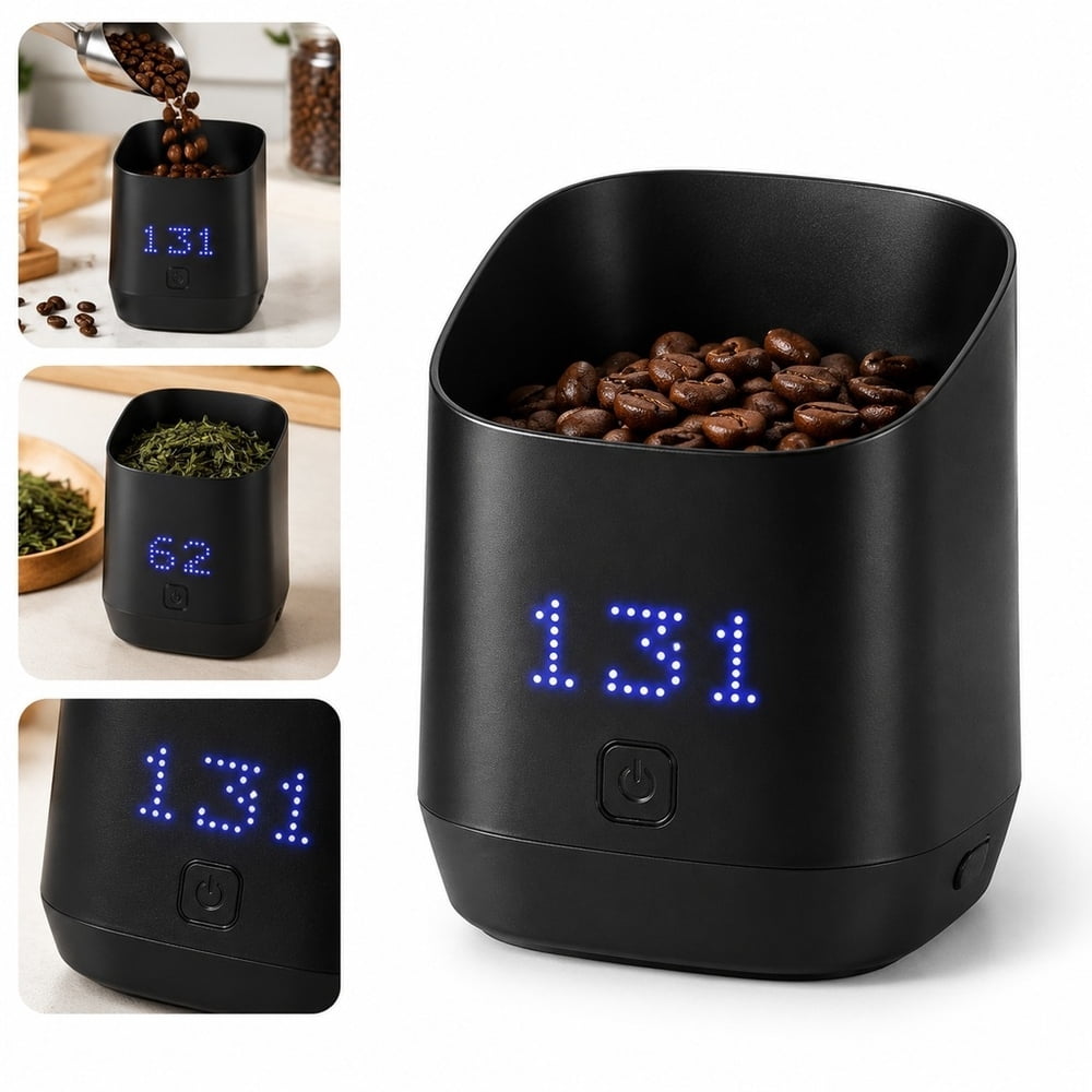 Pc Mini Led Screen 1 PC Digital Coffee Scale, 0.2-500 g Mini Espresso Scale with LED ...