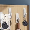 thumbnail image 1 of 1 PC Dog Fur Storage Keychain, Cute Leather Paw Keychain Pet Hair Keepsake Keyring, Unique Memorial Collection Key Chain, Pet Memorial Gift for Bag Purse Paw Charm Key Holder, 1 of 6