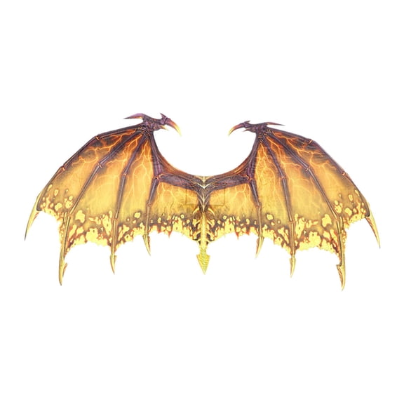 1 PC Dragon Wings with Elastic Straps, Devil Wings Halloween Masquerade Costume Cosplay Dress Up
