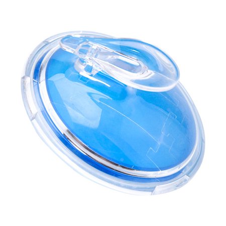 1 PC Exfoliating Brush for Ingrown Hair Treatment - To Treat and Prevent Bikini Bumps, Razor Bumps - Silky Smooth Skin Solution for Men and Women transparent blue
