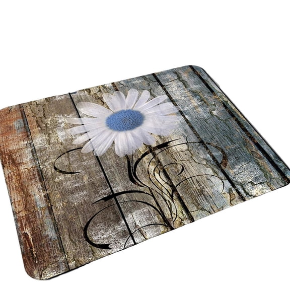 1 PC Flowers Washing Machine Mat,Retro-Designed Dust Cover Mat,Washer Dryer Top Cover Mat,Durable Washing Machine Cover,Waterproof Fridge Top Cover