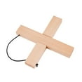 thumbnail image 1 of 1 PC Folding Wooden Heat Insulation Hot Pot Mat Bowl Mat Pot Folding The Pan Wood Material For Home Kitchen(B,4 Cents), 1 of 5