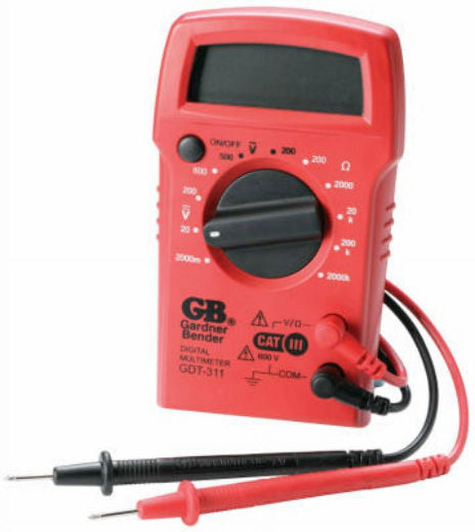 1 PC,Gardner Bender GDT-311 Digital Multimeter, 3 Function