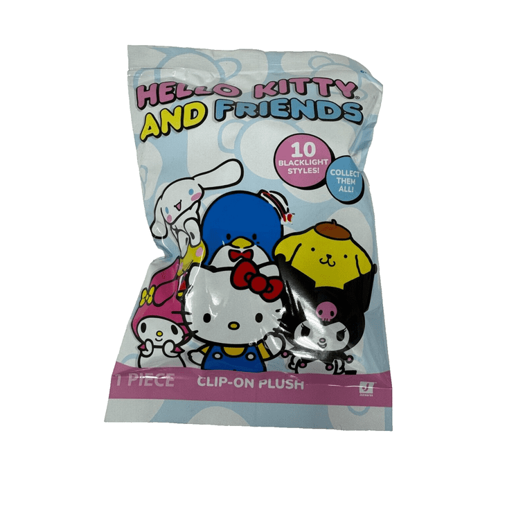 1 PC Hello Kitty & Friends BLACKLIGHT STYLES CLIP-ON Plush- Blind 1 PC Hello Kitty & Friends BLACKLIGHT STYLES CLIP-ON Plush- Blind