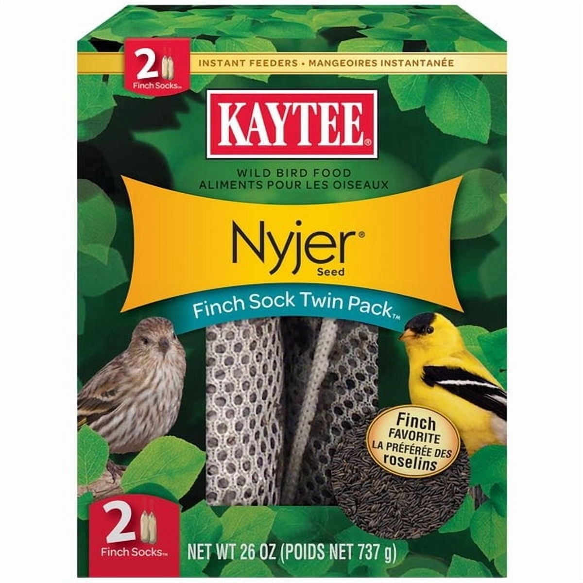 1 PC Kaytee Nyjer Finch 26 oz Mesh Finch Sock Bird Feeder