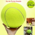 thumbnail image 1 of 1 PC Large Pet Toy Ball, 9.5" Rubber Kelly Giant Tennis Ball, Durable Mega Jumbo Dog Play Supplies Fun Thrower Chucker Play Training,Pet Instincts Interact Fetch Balls, 1 of 8