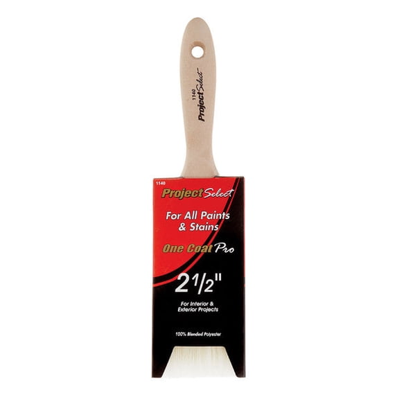 1 pc Linzer Products 1140-0250 2-1/2 Polyester Project Select? Varnish & Wall Paint Brush (Pack Of 12)