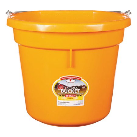 1 PC Little Giant 20 qt Bucket Orange