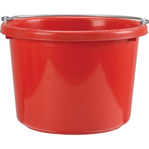 P8RED Little Giant DuraFlex Plastic Pail