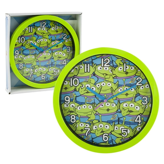 1 PC Little Green Men Wall Clock- 10"
