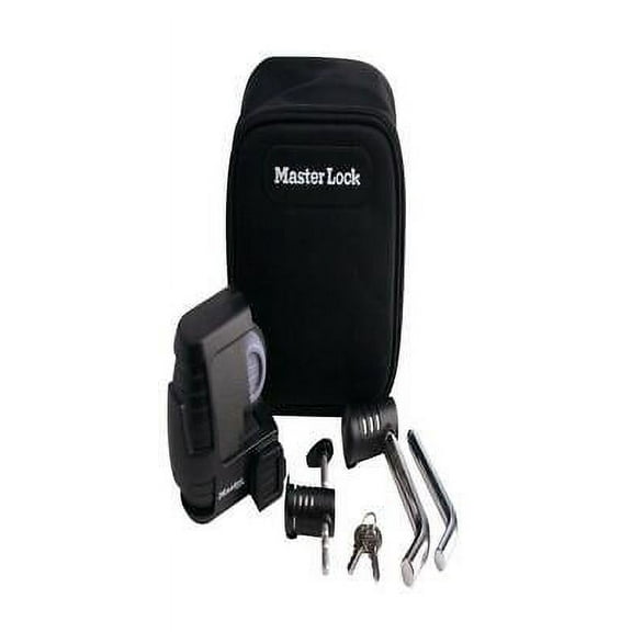 Master Lock 3794DAT Trailer Coupler/Hitch Pin Lock Set, Black