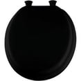 thumbnail image 1 of Bemis Bemis - 15EC 047 - Bemis Round Black Soft Toilet Seat, 1 of 2
