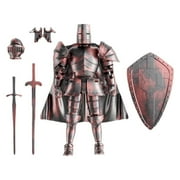 1 PC Medieval Action Figures, Knight Armor Action Figure, Movable Robot Mannequin, 3D Printed Multi-Jointed Movable Action Figure for Home Office Tabletop Decoration and Birthday Gifts