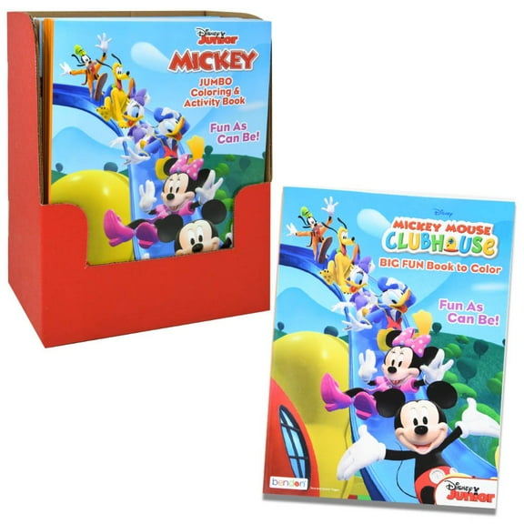 1 PC Mickey & Minnie 64 pg Coloring Book in PDQ- STYLE MAY VARY