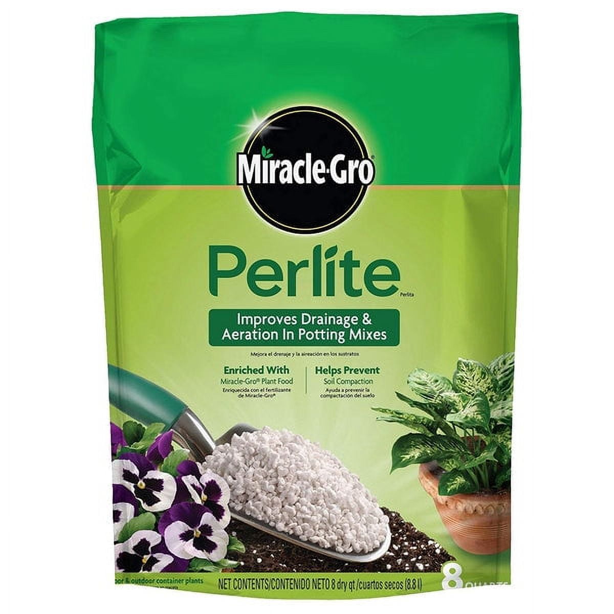 1 PC,Miracle Gro 74278430 Perlite Organic, 8 Quart