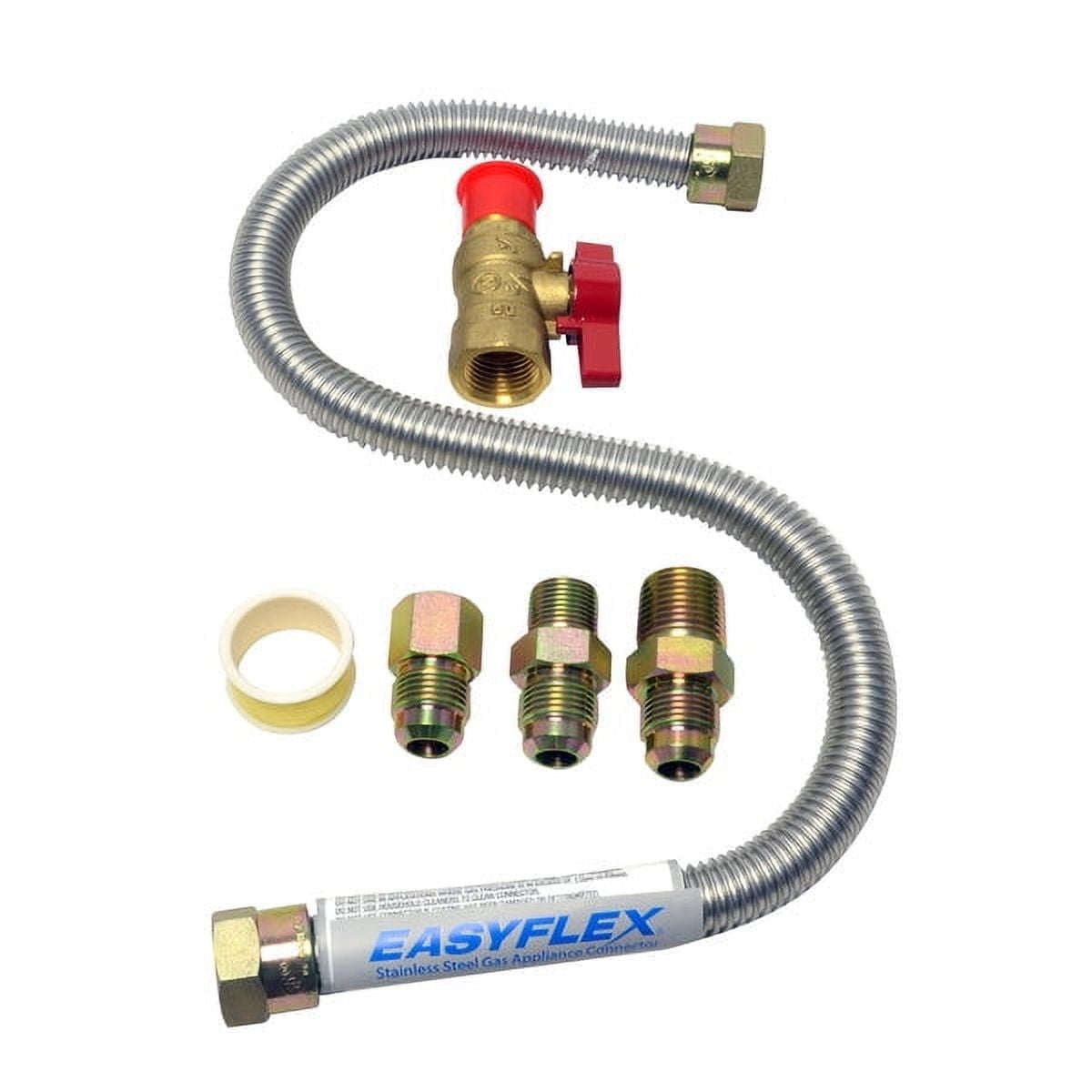 1 PC Mr. Heater 18 inch ft. L Brass Gas Appliance Hook-Up Kit