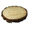 thumbnail image 1 of 1 PC Natural Wood Round Slab Rustic Centerpiece Slice 7-8 Inch Thick DIY Crafts Wedding Home Decor Stand Wood Burning Painting, 1 of 3