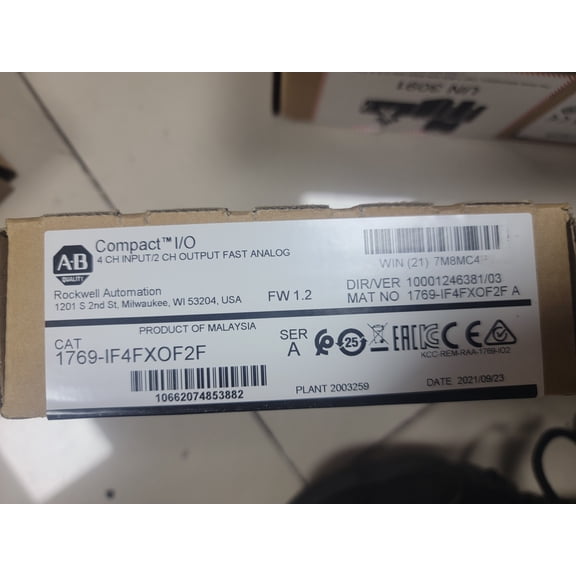 1 PC New Sealed Allen-Bradley 1769-IF4FXOF2F Power Control Module 1769-IF4FXOF2F