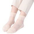 thumbnail image 1 of 1 PC No Show Socks Womens Soft Print Warm Medium Sport Socks Compression Socks for Women&Men, 1 of 1
