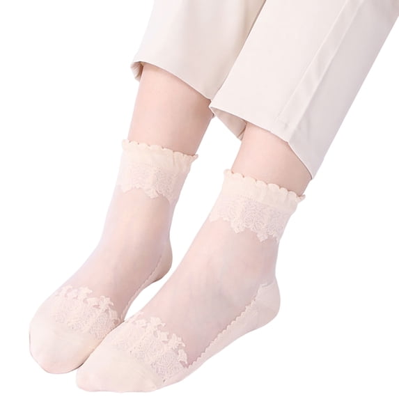 1 PC No Show Socks Womens Soft Print Warm Medium Sport Socks Compression Socks for Women&Men