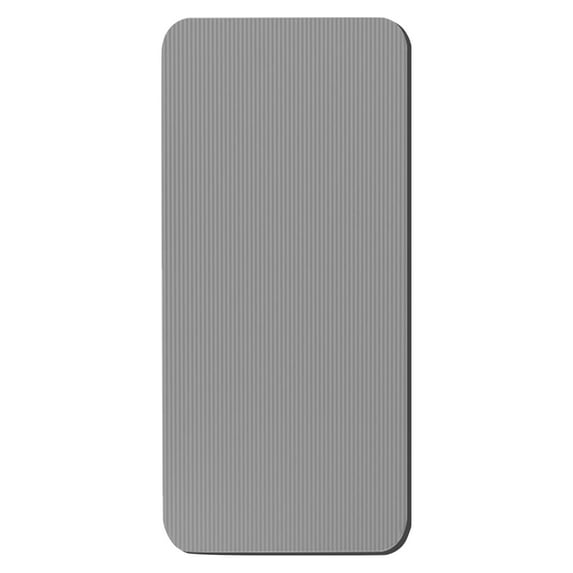 1 PC Non-slip Monochrome Yoga Mat 8 Mm Fitness And Yoga Equipment Fitness Cushiont Exercise Pad For Women Men Home Gym Exercise(24"×72",Gray)