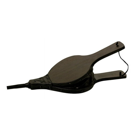 1 Pc, Panacea Black Matte Wood Fireplace Bellow